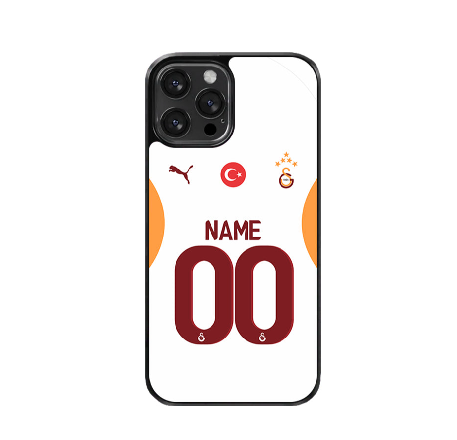 Galatasaray Weiß - Wunschname Case