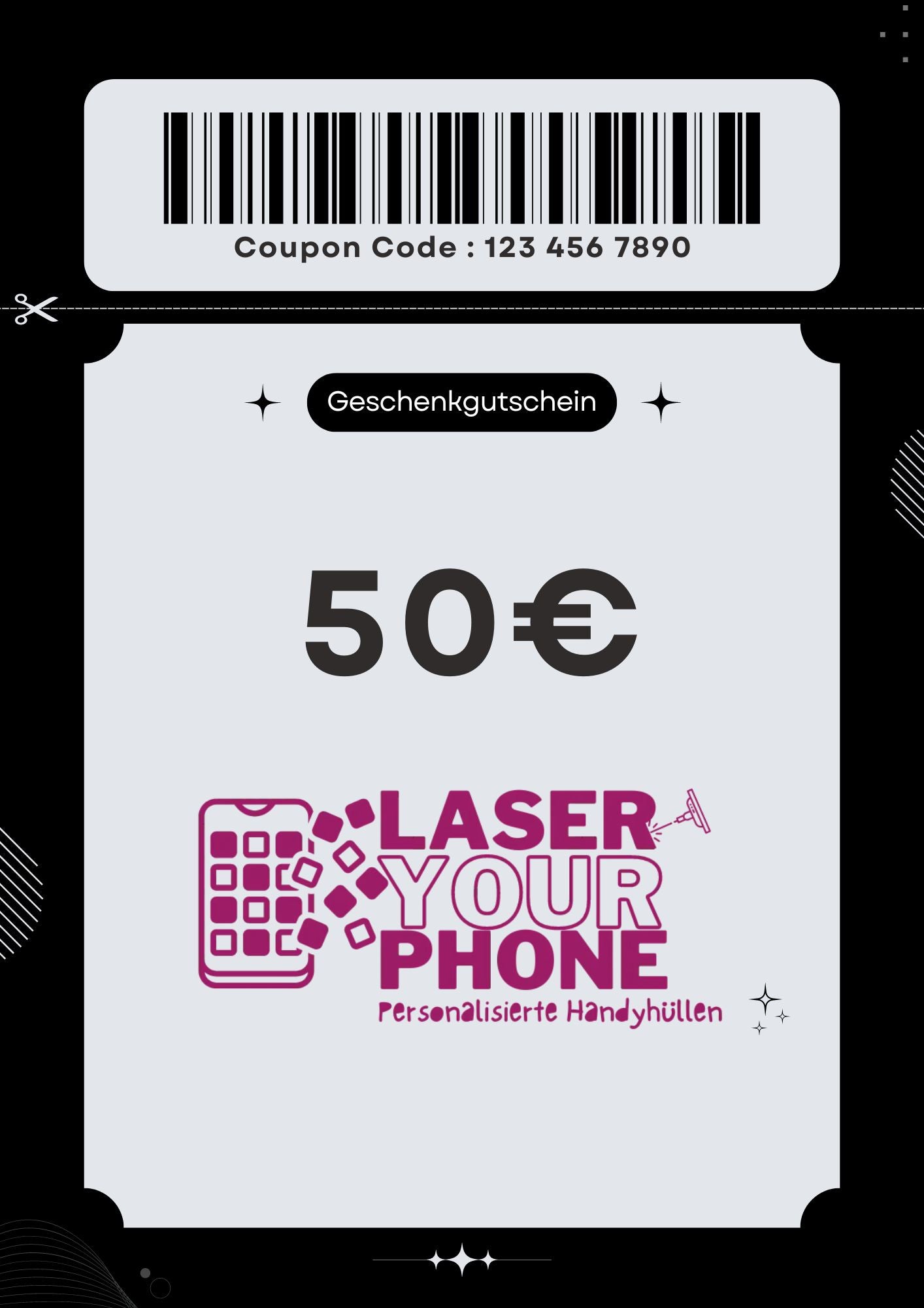 LaserYourPhone Geschenkgutschein