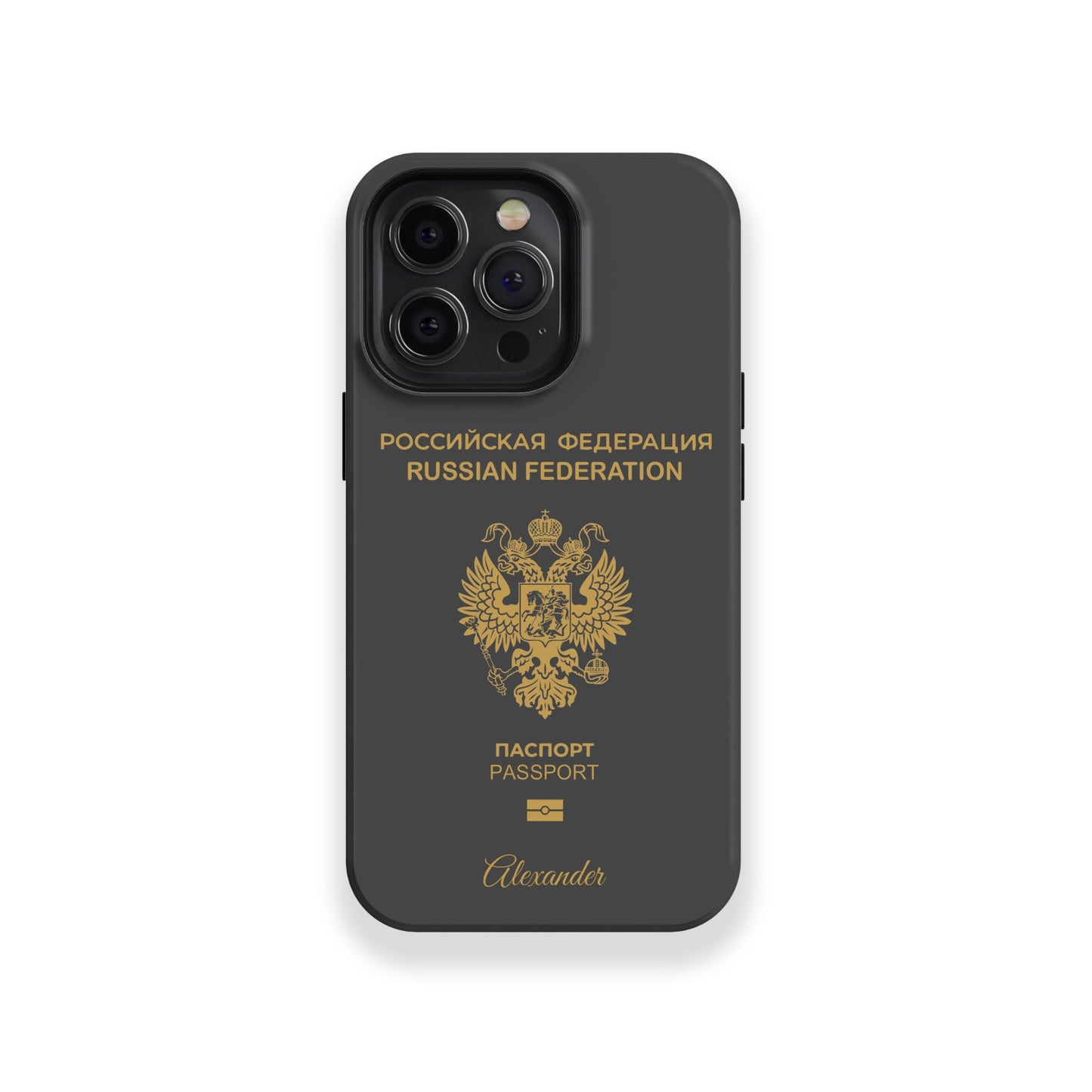 PASSPORT Case (Gold) - Uv Druck