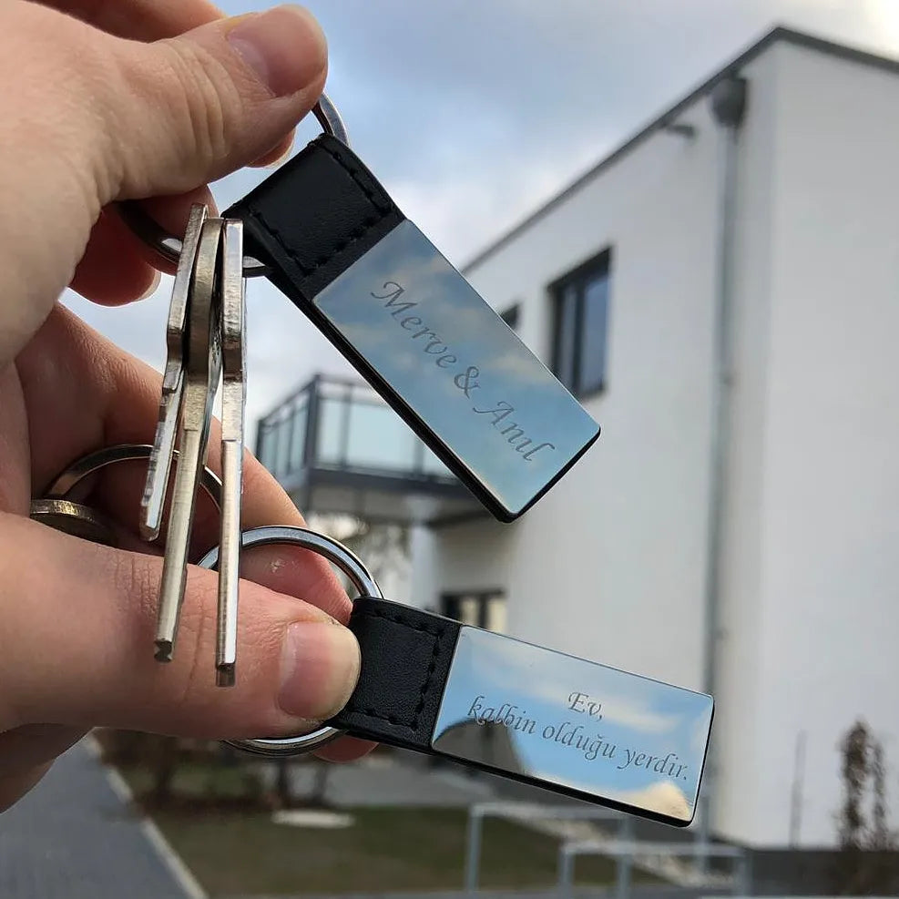 Couple Schlüsselanhänger mit Wunschgravur