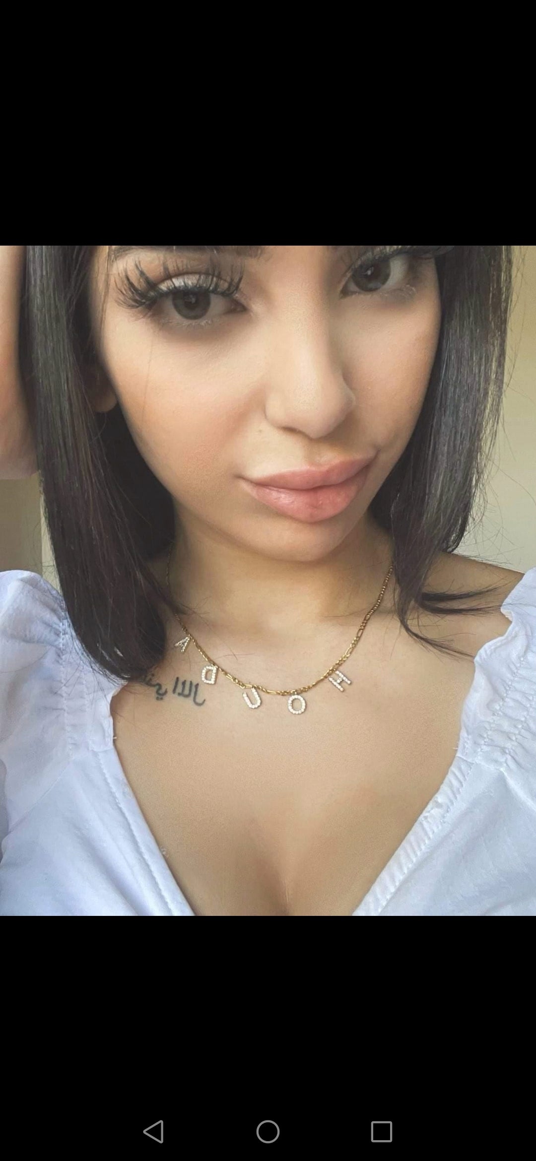 Kette mit Zirkonia Buchstaben