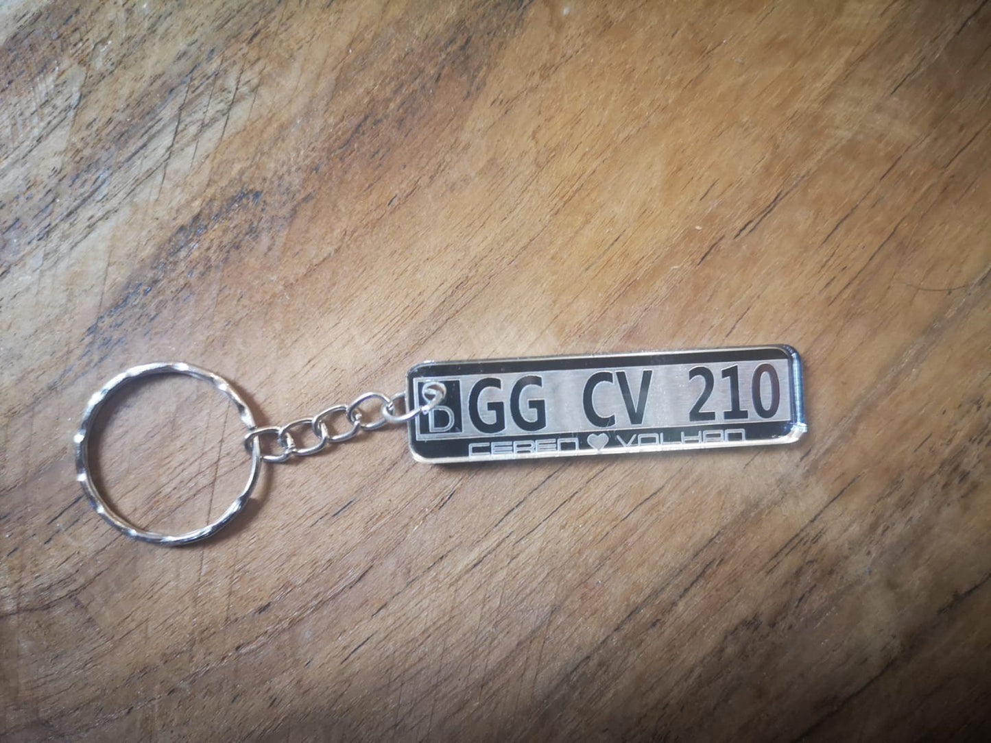 KFZ Schlüsselanhänger mit Wunschgravur