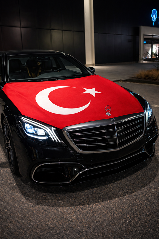 Türkei Flagge - Motorhaube