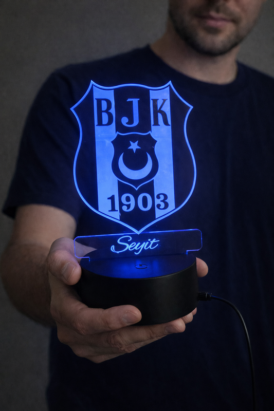 3D Led Leuchte Besiktas
