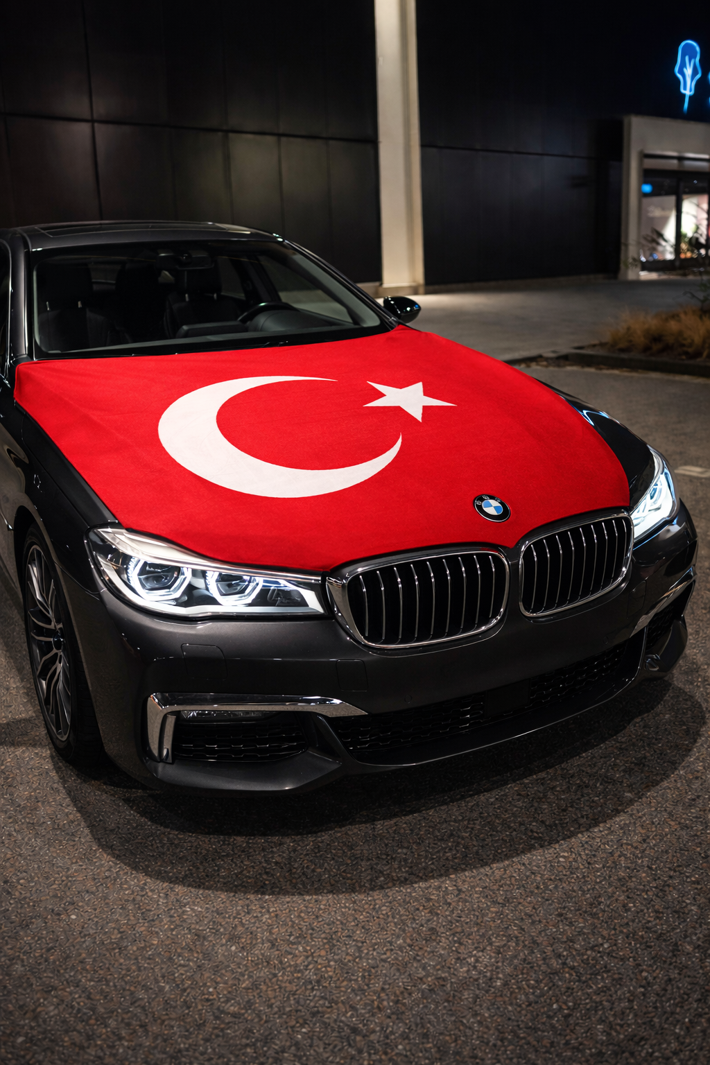 Türkei Flagge - Motorhaube