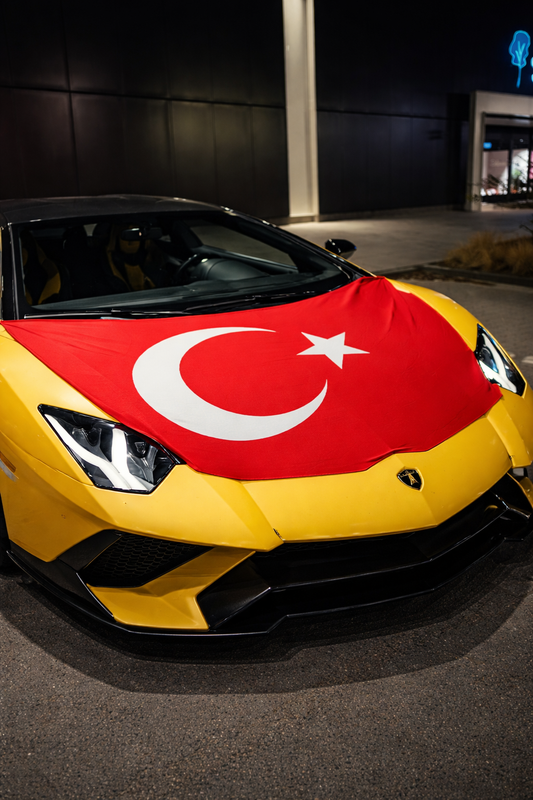 Türkei Flagge - Motorhaube