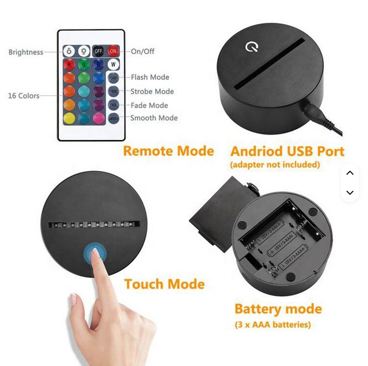 3D Led Leuchte Fenerbahce